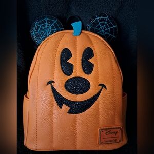 Mickey Pumpkin Loungefly Mini Backpack